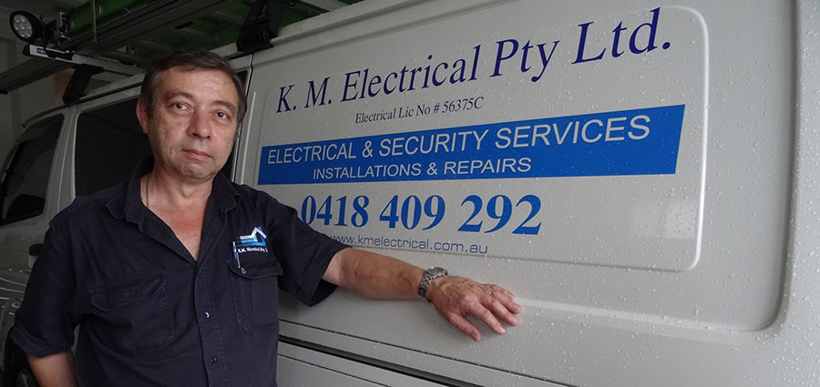 Michael Fitzgerald from KM Electrical
